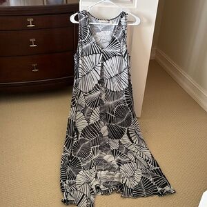 Soft Surroundings Black and White Maxi Dress